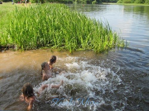 На Вяче слегка штормит...