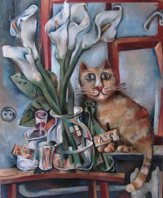 Кот на подоконнике