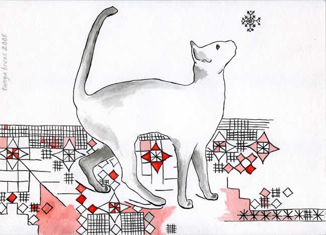 Кот. Орнамент