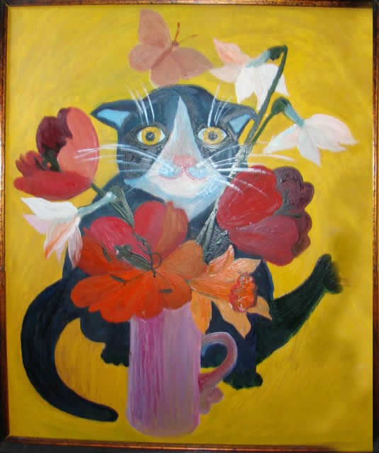 Котик и маки