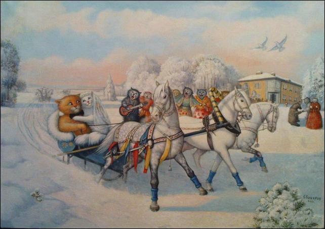 Свадьба на тройках